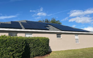 Home & Energy Solutions of Florida rooftop solar panel installation, delivering sustainable energy and maximizing efficiency for residential homes.